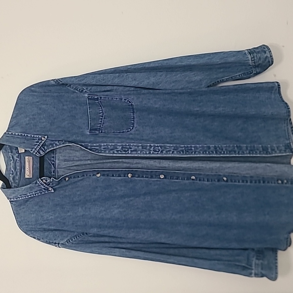 Vintage Denim Button Down By Fieldmaster Xlt - image 1